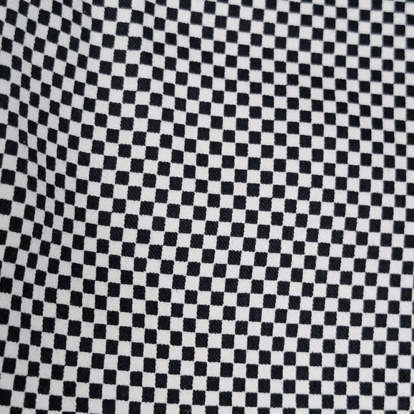 Black & White Checkered Bermuda Shorts Sz 10 - Picture 3 of 8